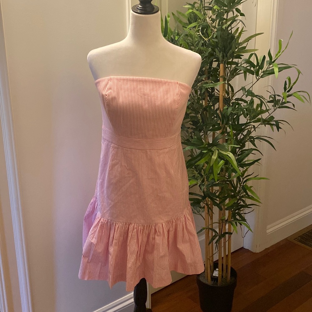 Vineyard Vines Pink Strapless Dress